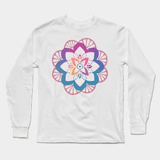 mandala Clamber Paint Long Sleeve T-Shirt